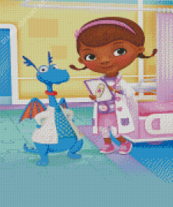 Doc McStuffins And Stuffy Diamond Painting