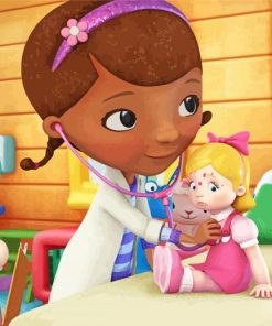 Doc McStuffins Cartoon Characters Diamond Painting