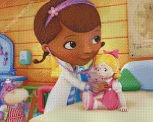 Doc McStuffins Cartoon Characters Diamond Painting