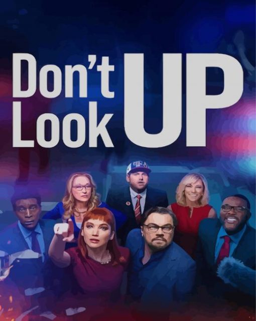 Dont Look Up Movie Poster Diamond Painting