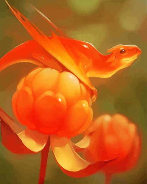 Dragon And Cloudberry Art Diamond Paintings