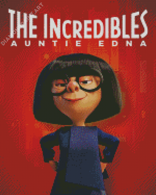 Edna Mode The Incredibles Diamond Painting