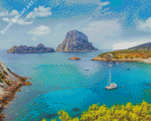 Es Vedra Island Spain Diamond Paintings