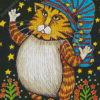 Fat Wizard Cat Diamond Painting