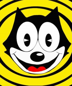 Felix The Cat Cartoon Diamond Painting