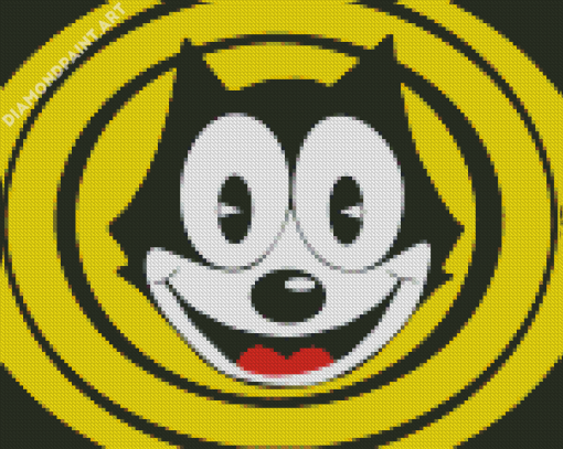 Felix The Cat Cartoon Diamond Painting