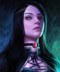 Female Vampire Diamond Painting