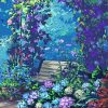 Flowers Arch Bench Diamond Painting