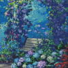 Flowers Arch Bench Diamond Painting