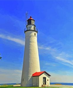 Fort Gratiot Lighthouse Michigan Diamond Painting