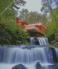 Frank Lloyd Wright Fallingwaters Diamond Painting