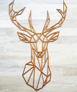 Geometric Deer Diamond Painting