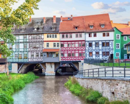 German Houses Diamond Painting