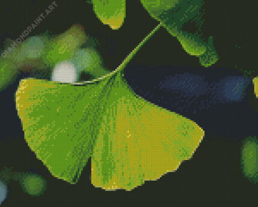 Ginkgo Biloba Leave Diamond Painting