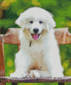 Great Pyrenees Puppy Diamond Painting