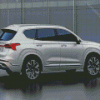 Grey Hyundai Santa Fe Diamond Painting