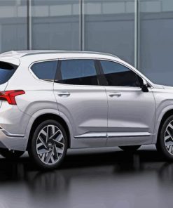 Grey Hyundai Santa Fe Diamond Painting