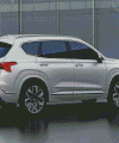 Grey Hyundai Santa Fe Diamond Painting