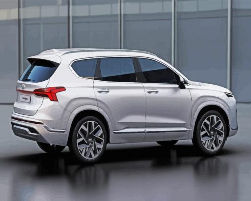 Grey Hyundai Santa Fe Diamond Painting