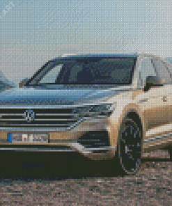 Grey Touareg Car Diamond Painting