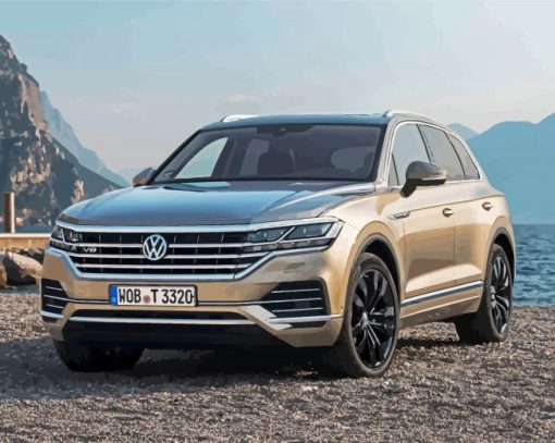 Grey Touareg Car Diamond Painting