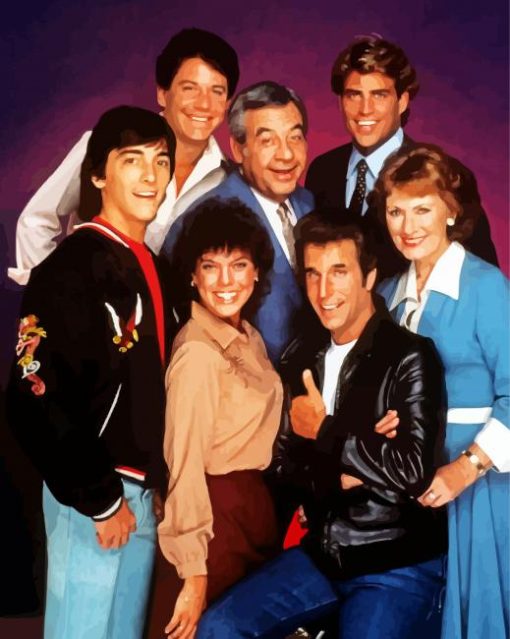 Happy Days Characters Diamond Painting