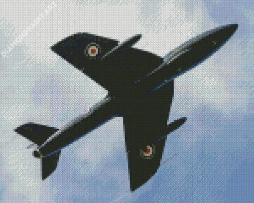 Hawker Hunter Aircraft Diamond Paintings