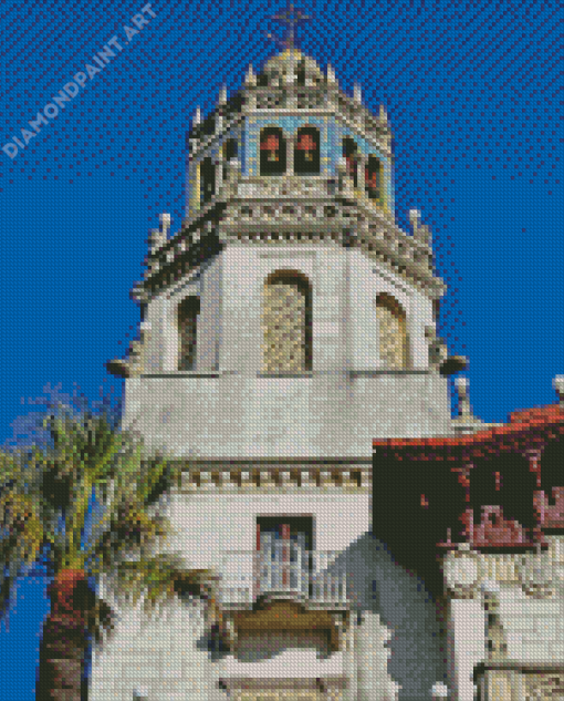 Hearst Castle Tower Diamond Painting