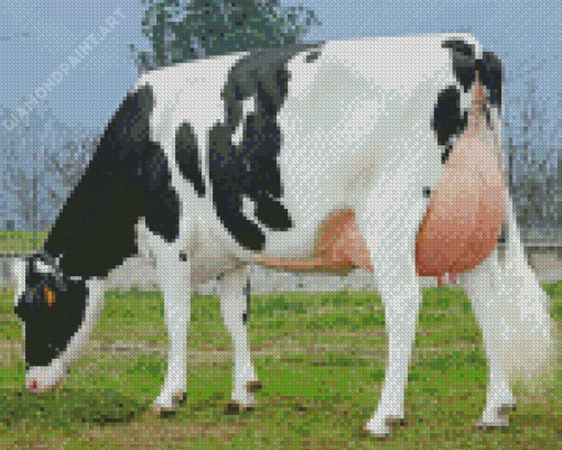 Holstein Friesian Cattle Diamond Painting