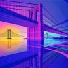 Illustration Manhattan Bridge Diamond Painting