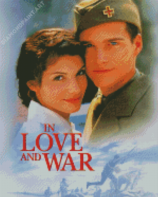 In Love And War Poster Diamond Painting