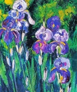 Irises In Evening Shadows By Max Pechstein Diamond Painting