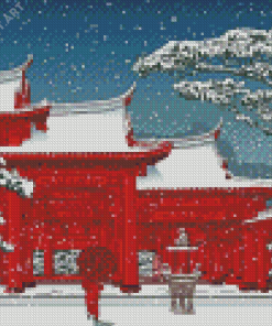 Japanese Winter Diamond Painting