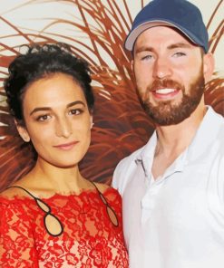 Jenny Slate And Chris Evans Diamond Painting