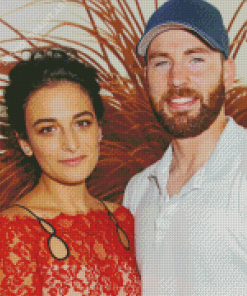 Jenny Slate And Chris Evans Diamond Painting