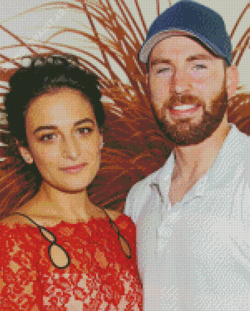 Jenny Slate And Chris Evans Diamond Painting