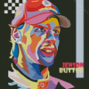 Jenson Button Pop Art Diamond Painting