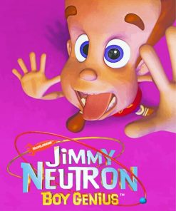 Jimmy Neutron Boy Genius Poster Diamond Painting