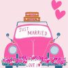 Just Married Car Art Diamond Painting