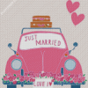 Just Married Car Art Diamond Painting