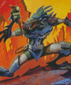 Kaijudo Character Art Diamond Painting