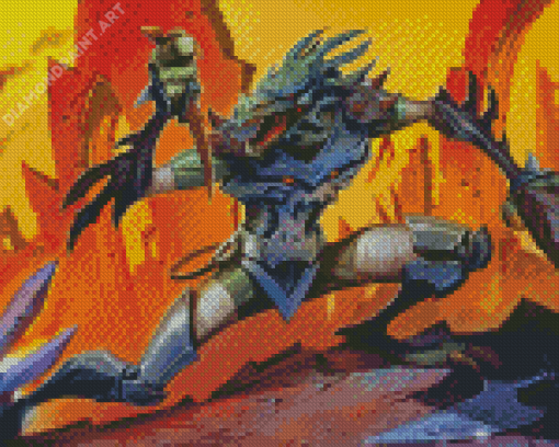 Kaijudo Character Art Diamond Painting