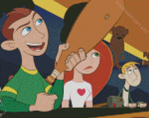 Kim Possible Disney Animation Diamond Painting