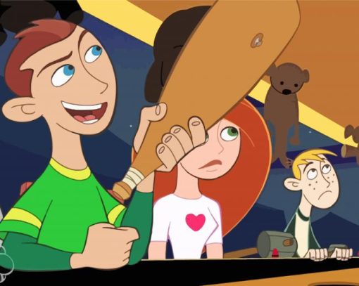 Kim Possible Disney Animation Diamond Painting