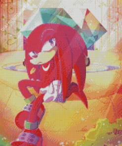 Knuckles The Echidna Sonic The Hedgehog Diamond Painting