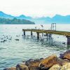 Lake Lucerne Pier Diamond Painting