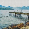 Lake Lucerne Pier Diamond Painting