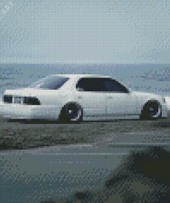 Lexus ls400 By The Beach Diamond Painting