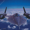 Lockheed SR 71 Blackbird Diamond Painting