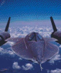 Lockheed SR 71 Blackbird Diamond Painting